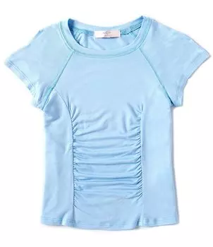 Футболка реглан с короткими рукавами Moa Moa для больших девочек 7–16 лет, синий
