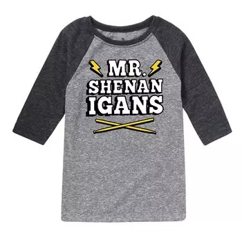 Футболка реглан с рисунком Mr Shenanigans для мальчиков 8–20 лет Licensed Character
