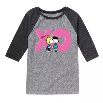 Футболка реглан XO для мальчиков 8–20 лет Peanuts Lucy Schroeder XO Licensed Character