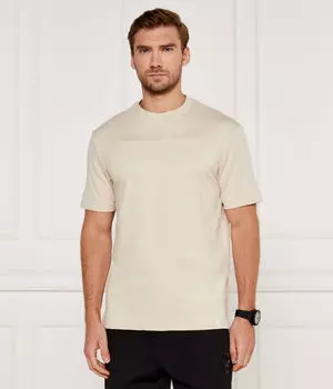 Футболка Regular Fit Boss классического кроя, бежевый