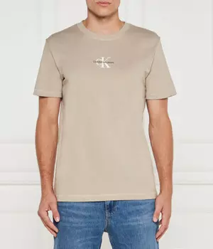Футболка Regular Fit Calvin Klein Jeans, бежевый