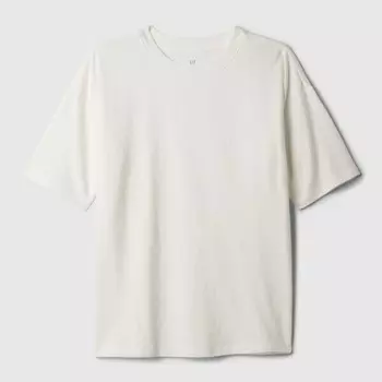 Футболка regular-fit из хлопка Gap, белый