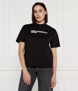 Футболка Regular Fit Karl Lagerfeld Jeans, черный