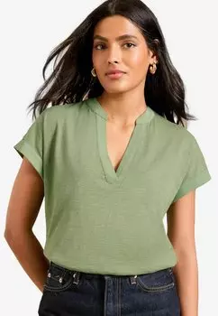 Футболка REGULAR FIT Love & Roses, зеленый