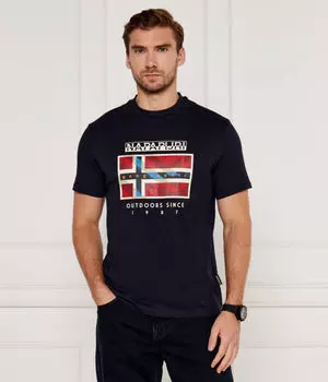 Футболка Regular Fit Napapijri, синий