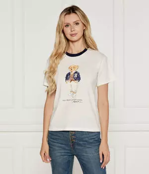 Футболка Regular Fit Polo Ralph Lauren, бежевый