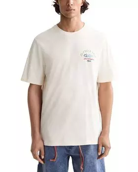 Футболка Regular Fit с графическим логотипом Scotch & Soda, белый