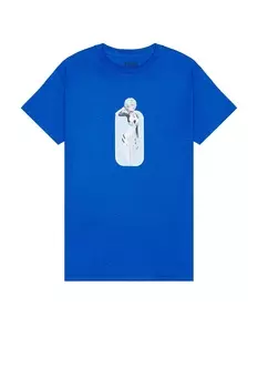 Футболка рей Pleasures, синий