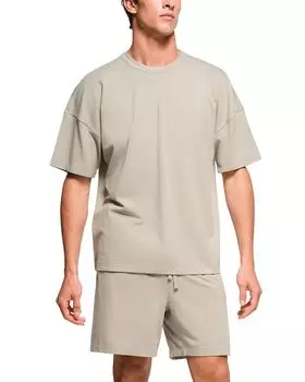Футболка Relaxed Fit из джерси для отдыха SKIMS, коричневый/бежевый