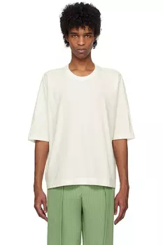 Футболка Release-T basic Homme Pliss Issey Miyake, белый