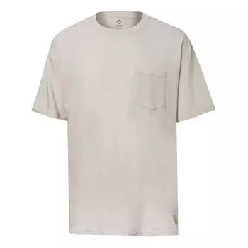 Футболка renew oversized crew neck pocket t-shirt 'beige' Converse, бежевый