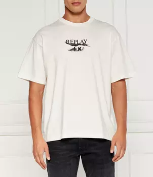 Футболка Replay Oversize fit, белый