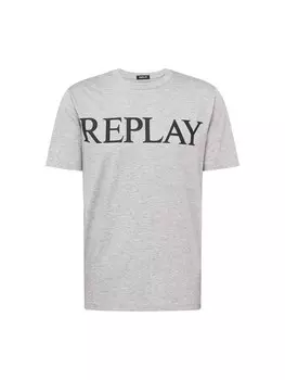 Футболка Replay, пестрый серый