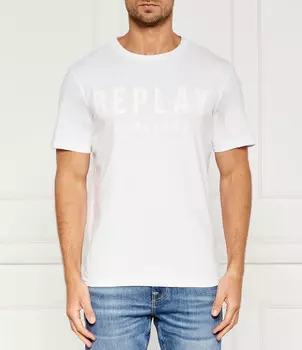 Футболка Replay Regular Fit, белый