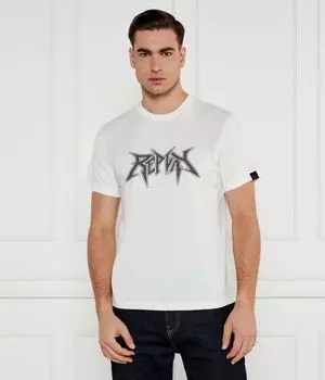 Футболка Replay Regular Fit, белый