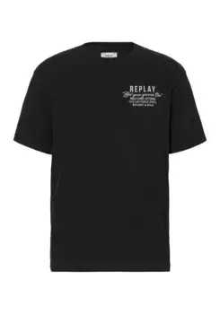 Футболка Replay с логотипом на спине, цвет Blackboard
