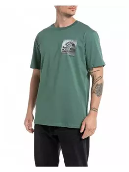 Футболка Replay Tshirt, зеленый