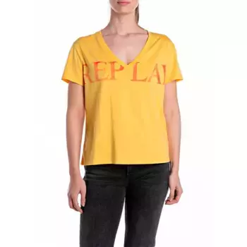 Футболка Replay W3084F.000.20994 short sleeve v neck, желтый
