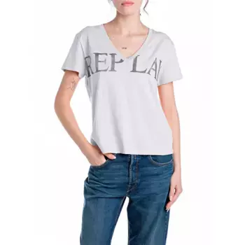 Футболка Replay W3084F.000.20994 short sleeve v neck, белый