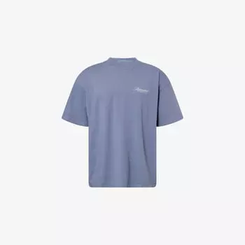 Футболка Represent Owners Club Script с принтом логотипа, голубой