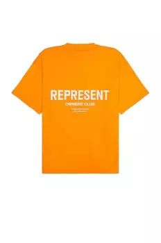 Футболка REPRESENT Represent Owners Club T-shirt, цвет Neon Orange