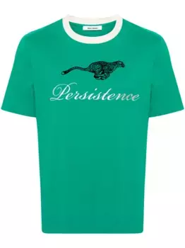 Футболка Resilience из органического хлопка Wales Bonner, зеленый