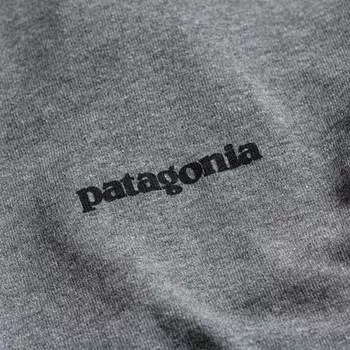 Футболка Responsibili с логотипом P-6 мужская Patagonia, цвет Gravel Heather