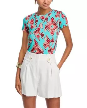 Футболка Ressi с круглым вырезом Ganando L'AGENCE, мультиколор