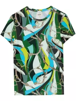 Футболка Ressi с принтом L'Agence, зеленый