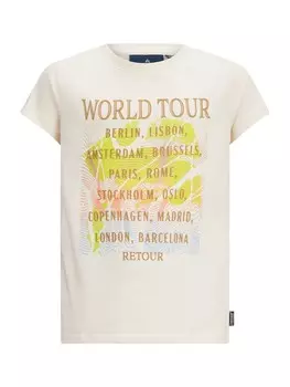 Футболка Retour Jeans, светло-бежевый