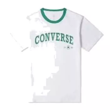 Футболка retro chuck arch t-shirt 'white green' Converse, белый