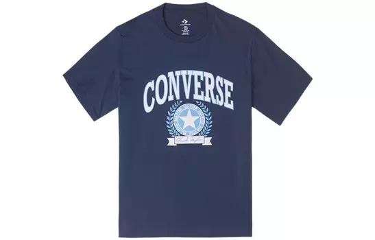 Футболка RETRO CHUCK COLLEGIATE для мужчин Converse, темно-синий