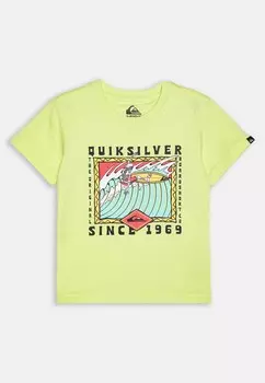 Футболка RETRO SKULL BOY Quiksilver, зеленый