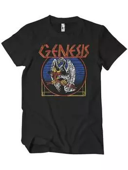 Футболка Retro T-Shirt GENESIS, черный
