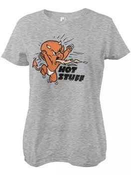Футболка Retro T-Shirt Girly Tee Hot Stuff, серый