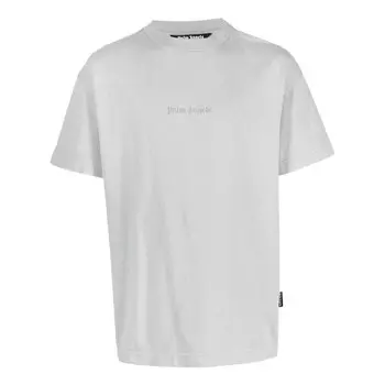 Футболка reverse logo t-shirt 'light grey' Palm Angels, серый