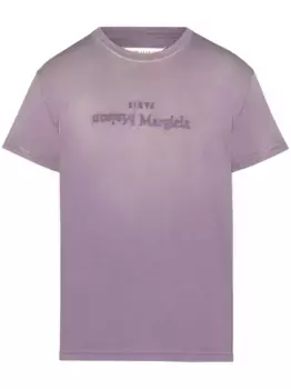 Футболка Reverse с логотипом MAISON MARGIELA, фиолетовый