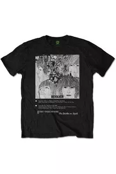Футболка Revolver 8 Track The Beatles, черный