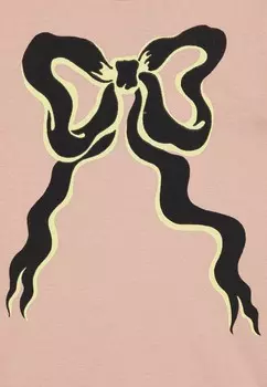 Футболка RHIANNON BOW SHORT SLEEVES Molo, светло-розовый