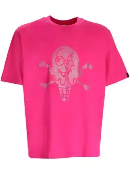 Футболка Rhinestone Cones & Bones ICECREAM, розовый