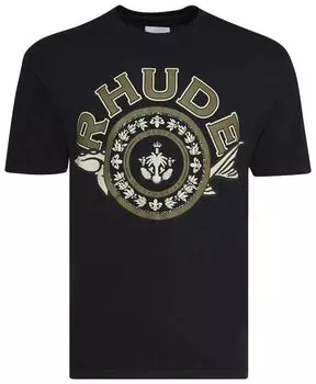 Футболка Rhude Black Caviar Tee 'Vintage Black', черный