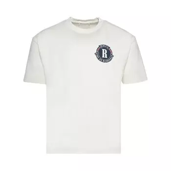 Футболка Rhude Bordeaux Wine Tee Vintage White, белый