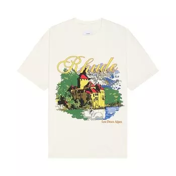 Футболка Rhude Chataeu Alpes Tee, цвет Vintage White