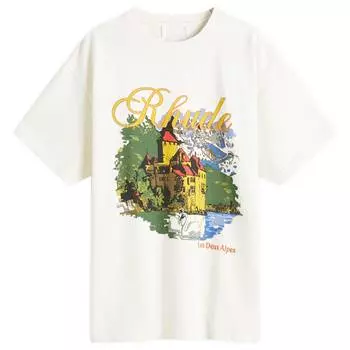Футболка Rhude Chateaux Alpes T-Shirt, цвет Vintage White