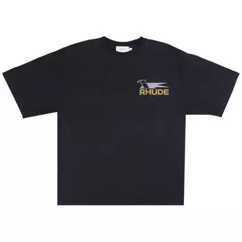 Футболка Rhude Eagle Logo Tee, черный