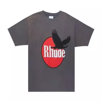 Футболка Rhude Eagle Logo 'Vintage Grey', серый
