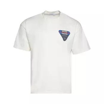 Футболка Rhude Race Patch Tee 'Vintage White', белый