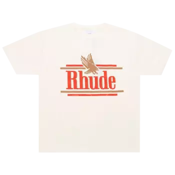 Футболка Rhude Rossa 'Vintage White', белый