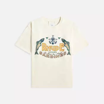 Футболка Rhude Sardines Tee, цвет Vintage White