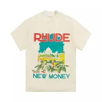 Футболка Rhude Windowsil T-Shirt 'Vintage White', белый